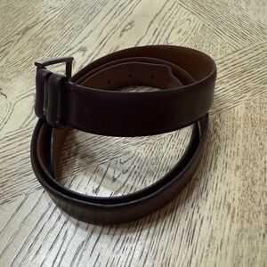 Joseph Abboud  Brown 48/120 Genuine Leather‎ Belt Handcrafted in Italy